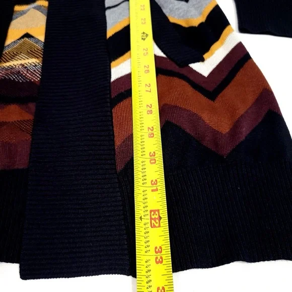 Missoni for Target Women's Cardigan - Black, Brown, Yellow Chevron - Picture 4 of 5